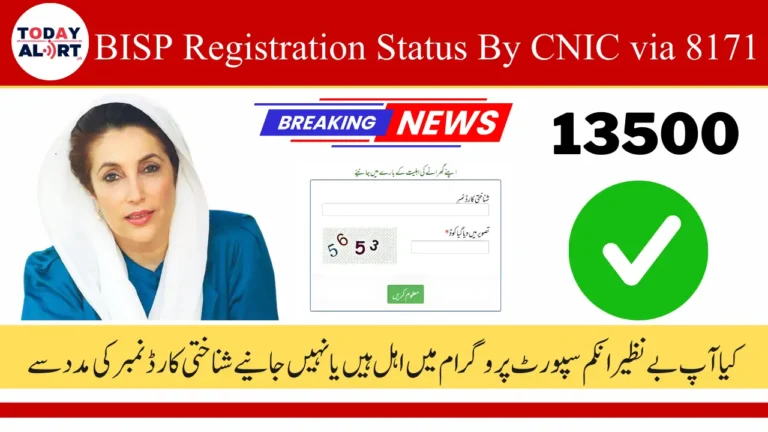 BISP Payment Check By CNIC Online 2025
