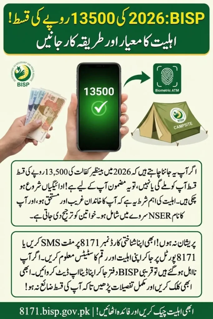 BISP 8171 Eligibility Criteria For 2026 Payment
