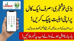 Ehsaas Program Application Status Check By CNIC Through Call
