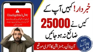 Ehsaas Program CNIC Check Online 25000 New Update 2026