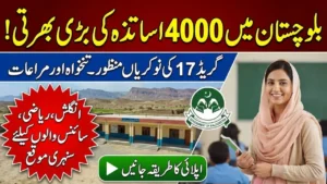 Balochistan Announces Major Teacher Recruitment 2026 – 4,000 School Teaching Jobs Approved